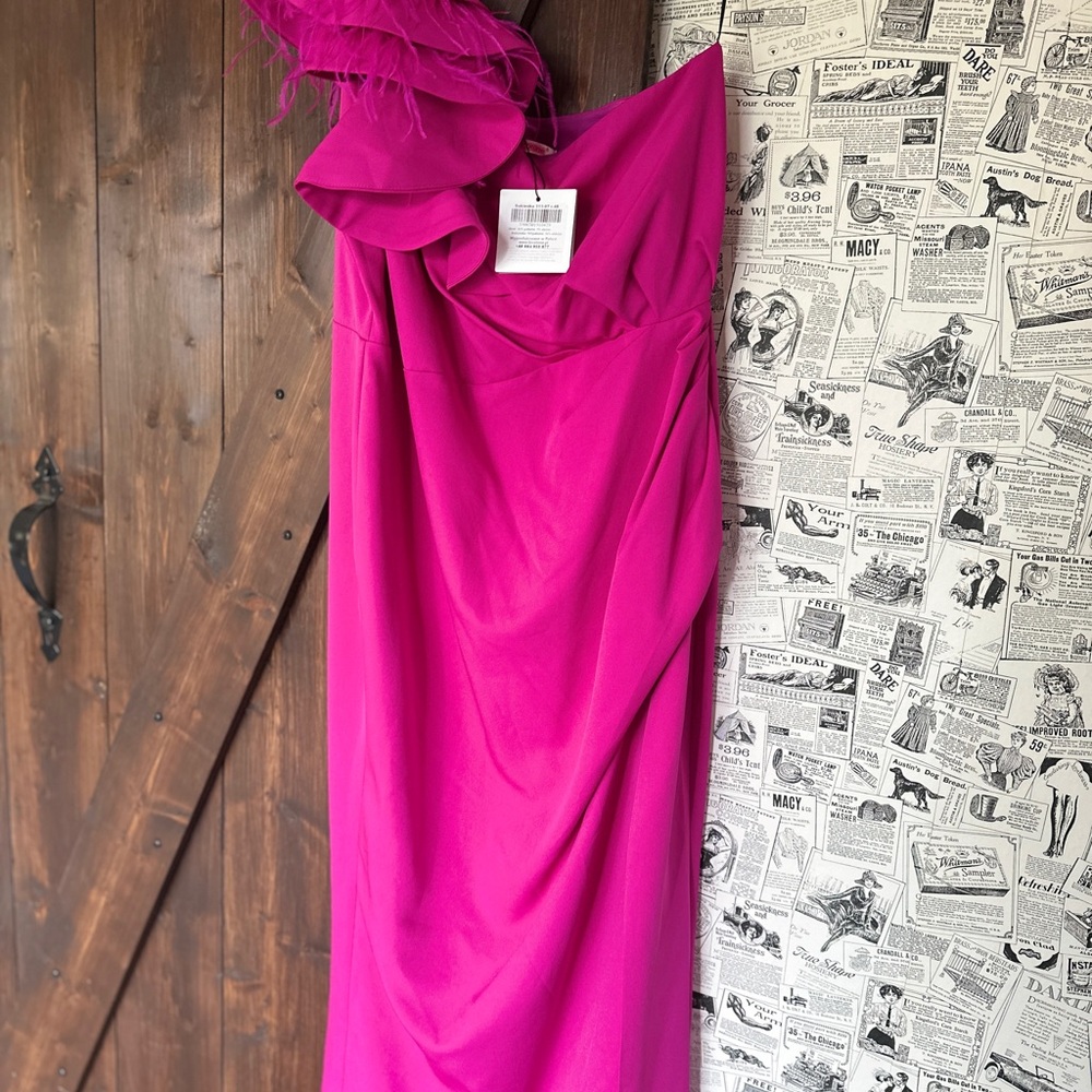 Local European Fuchsia Maxi Dress